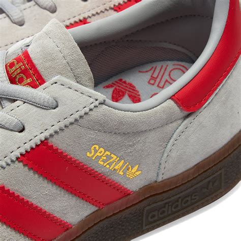 adidas handball spezial grey red|adidas originals handball spezial cordura.